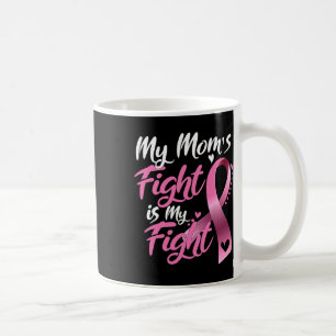My Mum's Fight Is My Fight Breast Cancer Awareness Coffee Mug
