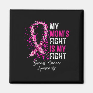 My Mum's Fight Is My Fight Breast Cancer Awareness Magnet