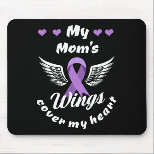 My Mum's Wings Cover My Heart Overdose Awareness Mouse Pad