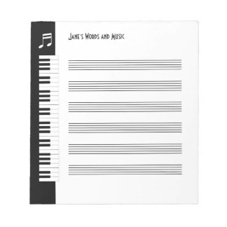 My Music - Musicians Impromptu Notepad (S)