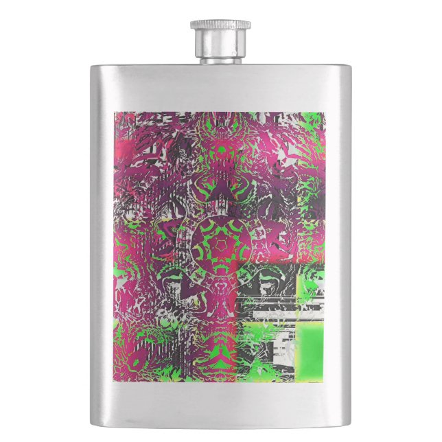 My Name Is Not Donna  Hip Flask (Front)