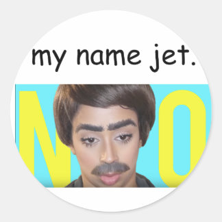 My Name Jet (Liza Koshy) Classic Round Sticker