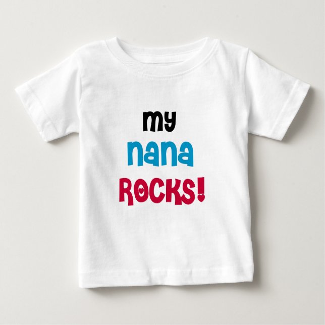 My Nana Rocks T-shirts and Gifts (Front)