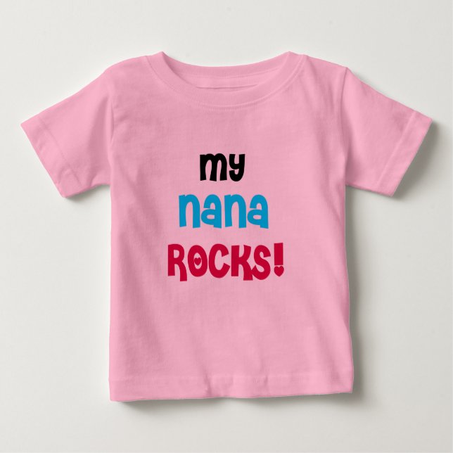 My Nana Rocks T-shirts and Gifts (Front)
