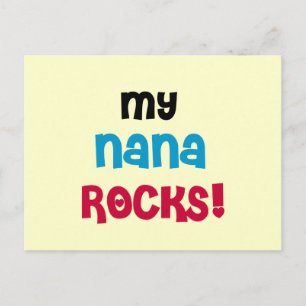 My Nana Rocks T-shirts and Gifts Postcard