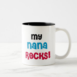 My Nana Rocks Two-Tone Coffee Mug