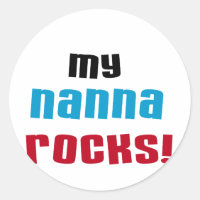 My Nanna Rocks T shirts and Gifts