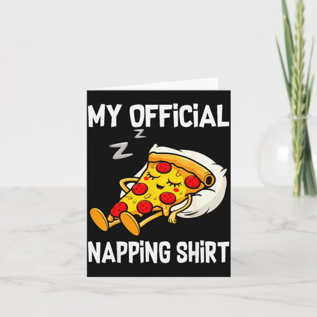 My Napng Sleeng Zza Pajamas Jammies  Card (Front)