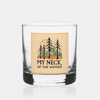 My Neck of the Woods Whisky Glasses