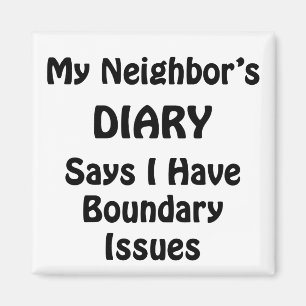 My Neighbour's Diary Magnet