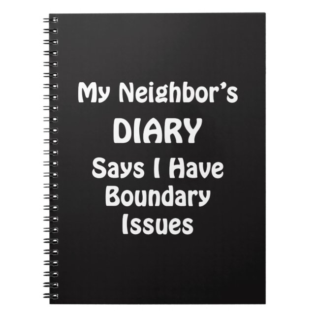My Neighbour's Diary Notebook (Front)