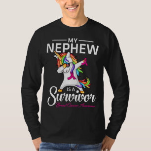 My NEPHEW Is A Survivor Breast Cancer Awareness Un T-Shirt