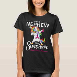 My NEPHEW Is A Survivor Breast Cancer Awareness Un T-Shirt