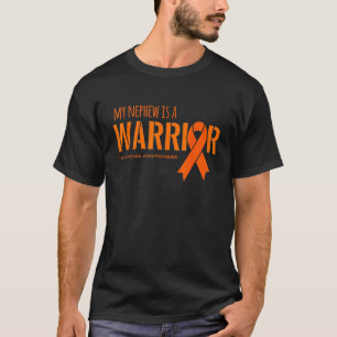 My Nephew is a Warrior Leukaemia Cancer Awareness T-Shirt
