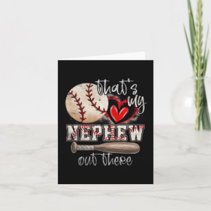 My Nephew Out There Baseball Aunt Auntie Mothers D Card