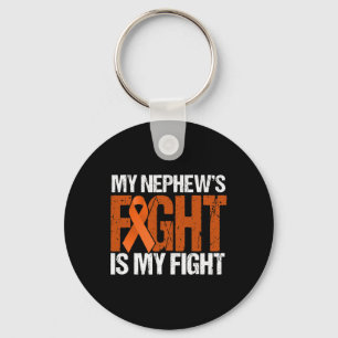 My Nephews Fight is My Fight Leukaemia Awareness Key Ring