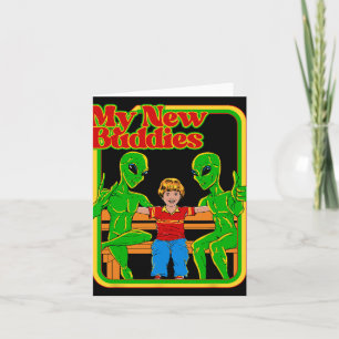 My New Buddies Funny Vintage Child Game Card