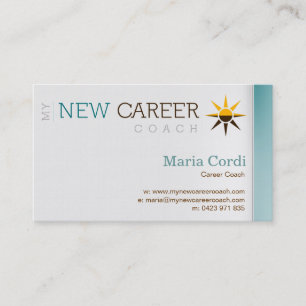 My New Career Coach - Custom Business Card Design