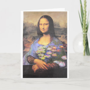 My New Dress - Mona Lisa in a Monet Card