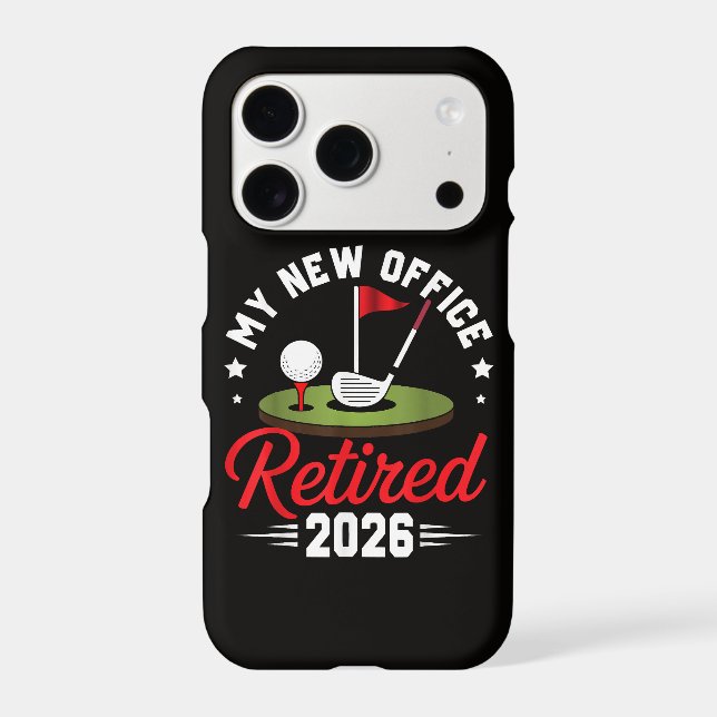 My New Office Retired 2026 Golf Retirement (Back)