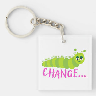 My New Year's resolution is to...change Key Ring