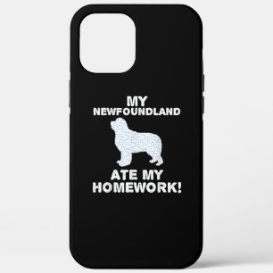 My newfoundland ate my homework dog lover gift iPhone 12 pro max case