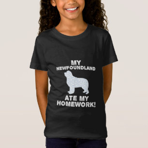My newfoundland ate my homework School Gift T-Shirt