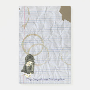 My Newfoundland Ate my Lesson Plan Post-it Notes