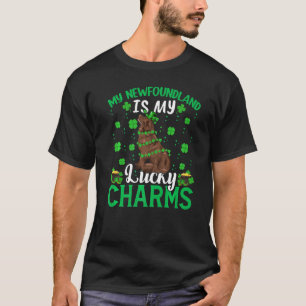 My Newfoundland Dog Is My Lucky Charms Dog St Patr T-Shirt