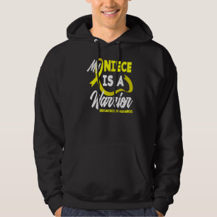 My Niece Is A Warrior Yellow Ribbon Endometriosis Hoodie