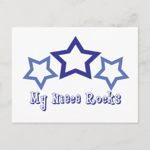 My Niece Rocks Postcard