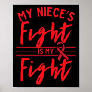 My Niece's Fight Is My Fight Chd Heart Disease Awa Poster