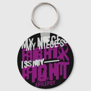 My Niece's Fight is My Fight Epilepsy Awareness  Key Ring