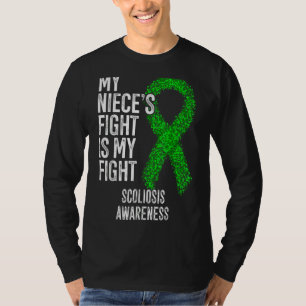 My Niece's Fight Is My Fight Scoliosis Awareness T-Shirt