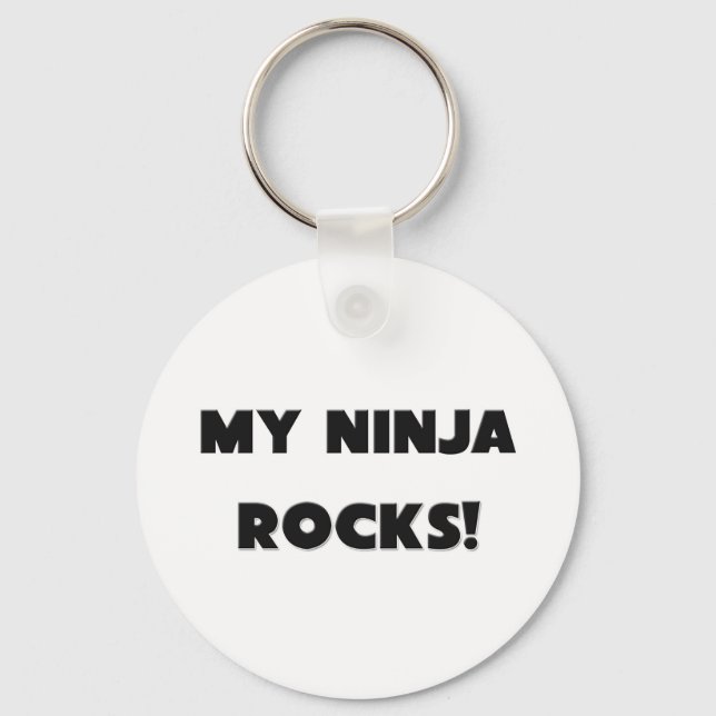 MY Ninja ROCKS! Key Ring (Front)