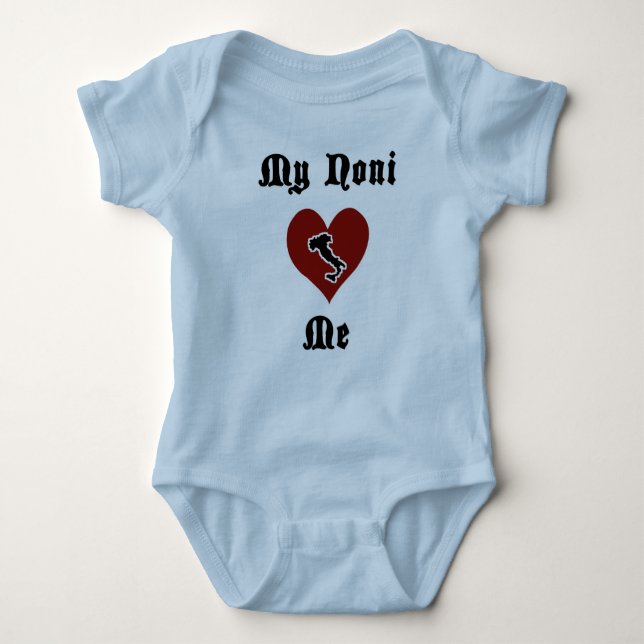 My Noni Loves Me Baby Bodysuit (Front)