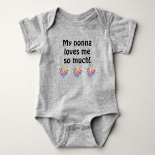 My Nonna Loves Me Baby Bodysuit