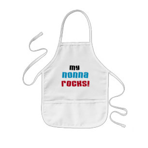 My Nonna Rocks T-shirts and Gifts Kids Apron