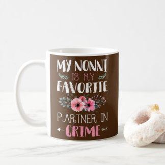 My Nonni Partner In Crime Funny Grandma Quotes Coffee Mug