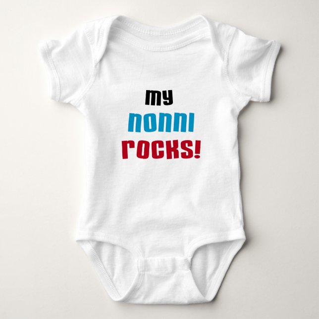 My Nonni Rocks Infant Bodysuit (Front)