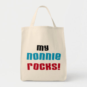 My Nonnie Rocks t-shirts and Gifts Tote Bag
