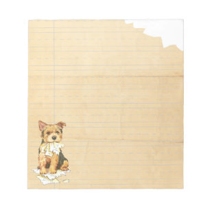 My Norwich Terrier Ate my Homework Notepad