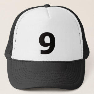 My number is 9! trucker hat