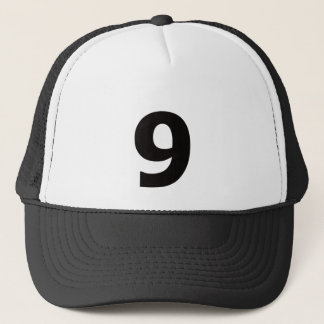 My number is 9! trucker hat