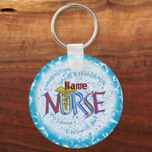 My nurse motto  key ring