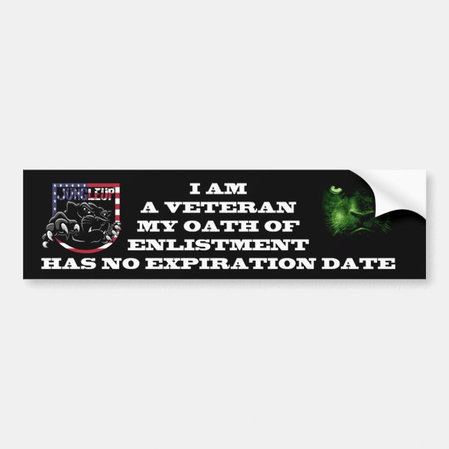 My Oath Bumper Sticker (Front)