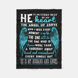 My Of Husband Guardian Angel He Every Fleece Blanket