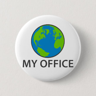 My Office 6 Cm Round Badge