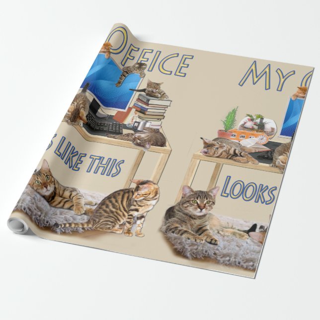 My office looks like this wrapping paper (Unrolled)