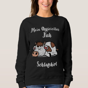 My Official Cow Sleep  Nightdress Pyjamas Sweatshirt